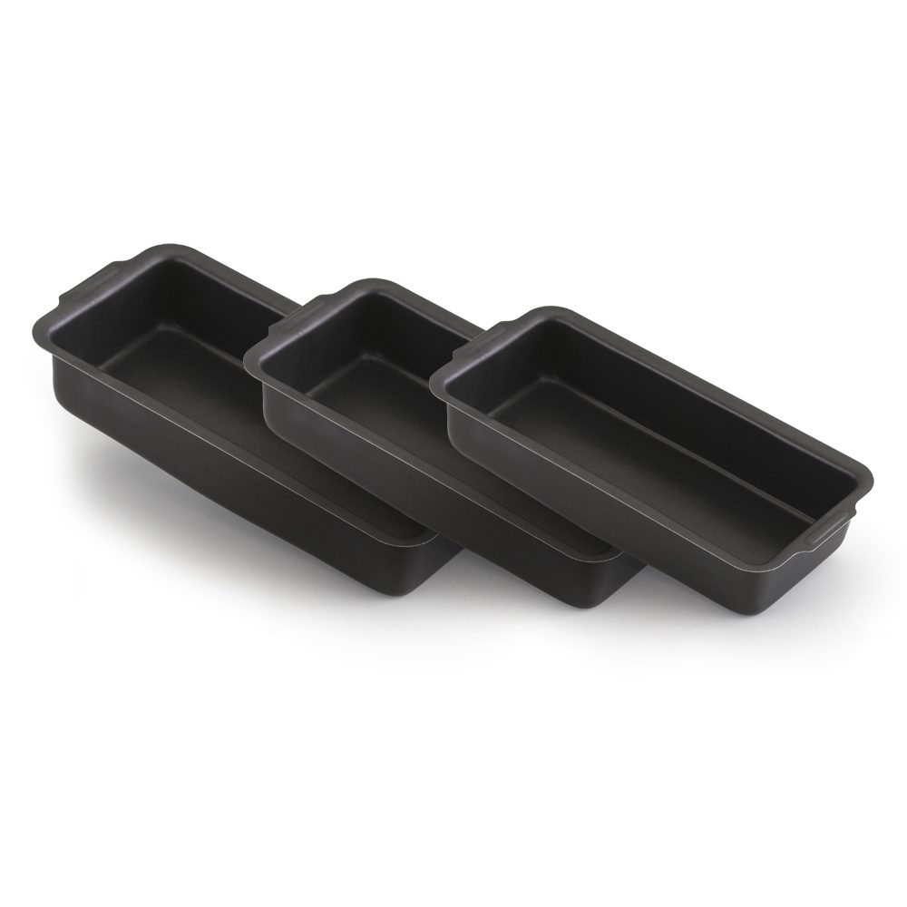 Conjunto Assadeira Pao Antiaderente - 3 Peças